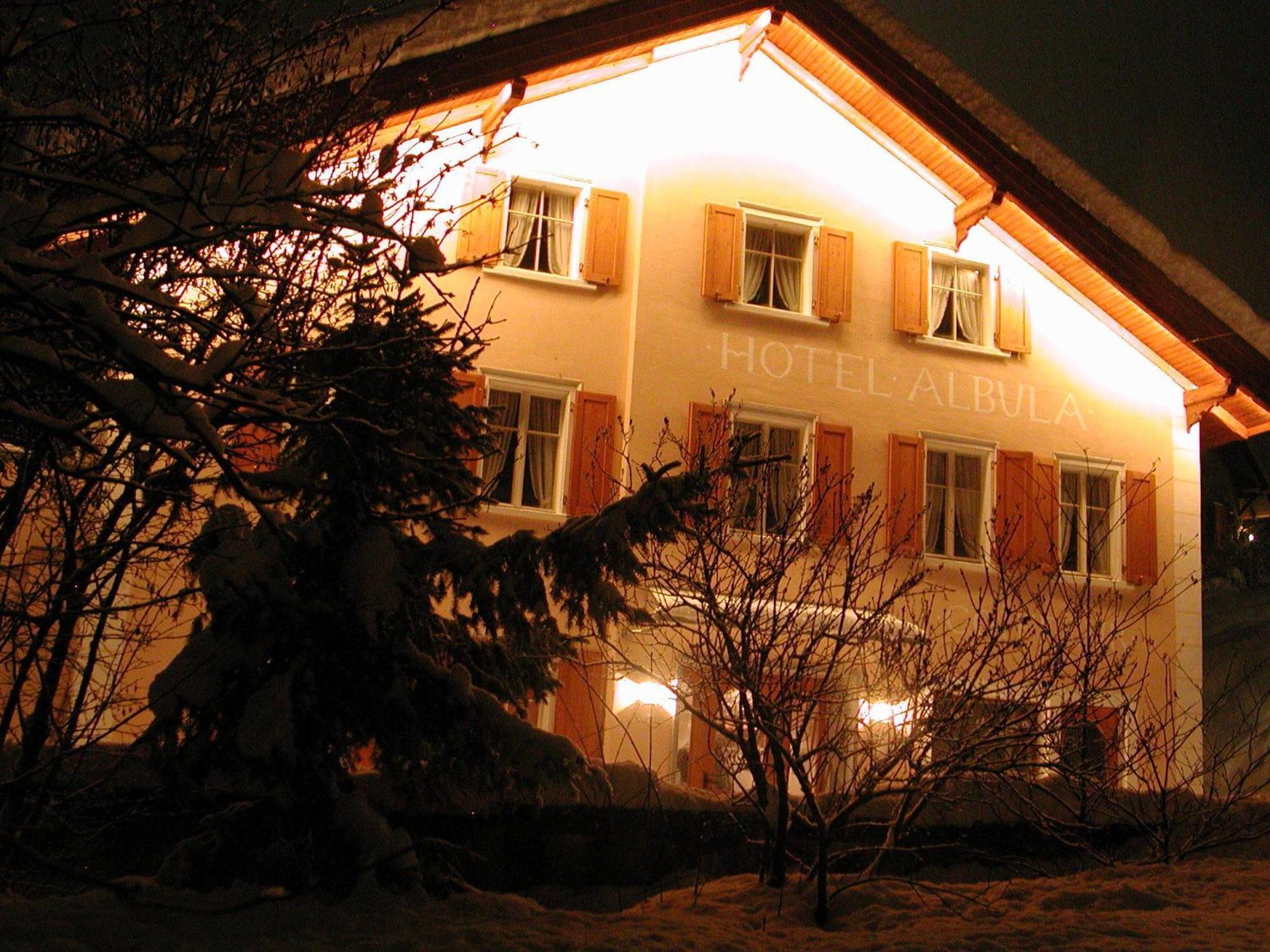 Hotel Albula Bergün Esterno foto